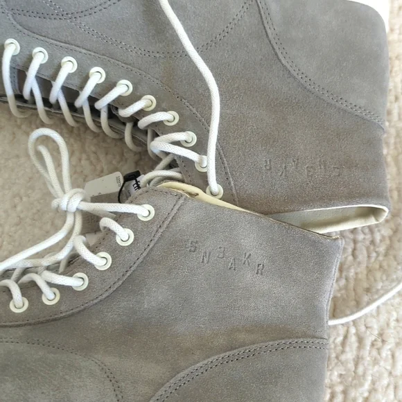 Bershka Gray High-Top Sneakers - Picture 8 of 12